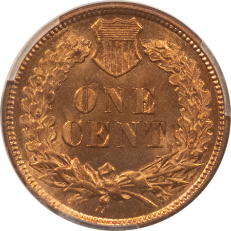 Indian 1876 INDIAN CENT – PCGS MS-65+ RD, SUPERB RED GEM! POPULATION 4!