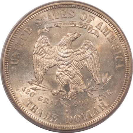 Dollars 1876-S $1 TRADE DOLLAR – PCGS MS-61, WHITE, LUSTROUS & REALLY NICE FOR THE GRADE