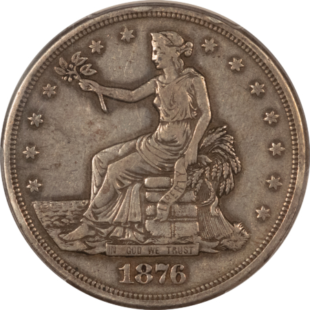 Dollars 1876-S $1 TRADE DOLLAR – PCGS VF-35, NICE CIRC!