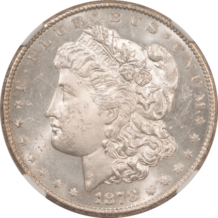 Dollars 1878-S $1 MORGAN DOLLAR – NGC MS-64, WHITE & LUSTROUS!