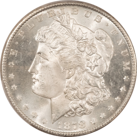 CAC Approved Coins 1878-S $1 MORGAN DOLLAR – PCGS MS-65, CAC APPROVED!