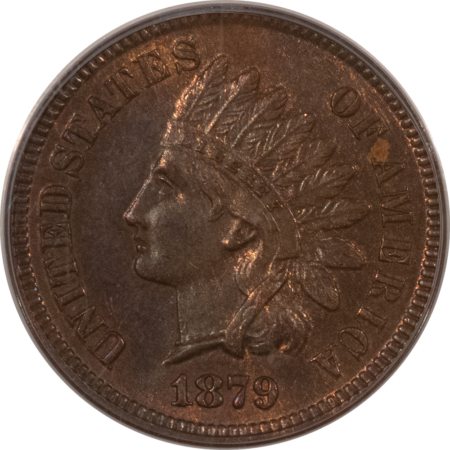 Indian 1879 INDIAN CENT – PCGS MS-62 BN, OLD GREEN HOLDER!