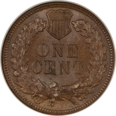 Indian 1880 INDIAN CENT – ANACS MS-64 BN, PREMIUM QUALITY!