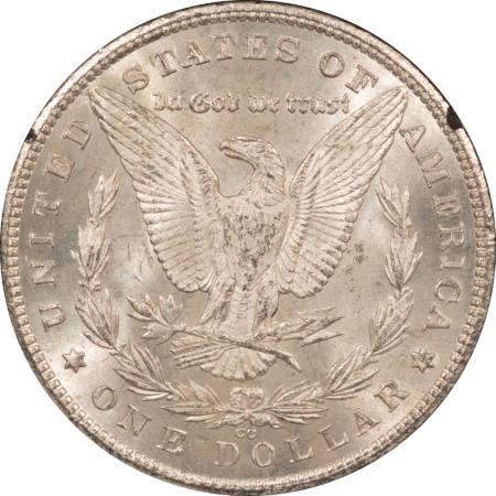 Dollars 1880-CC $1 MORGAN DOLLAR – GSA W/ BOX & ORIGINAL CARD, CHOICE+ BU, CARSON CITY!