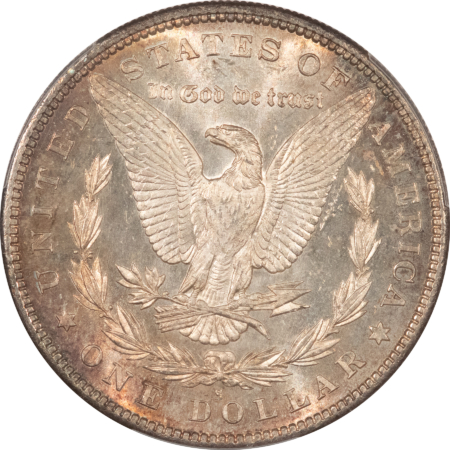 CAC Approved Coins 1880-S $1 MORGAN DOLLAR – PCGS MS-64+ CAC, 65+ QUALITY, PRETTY COLOR & PQ!
