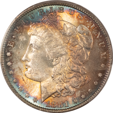 Dollars 1881 $1 MORGAN DOLLAR – PCGS MS-63, PRETTY!