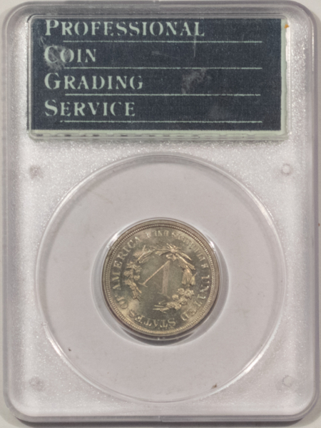 Liberty Nickels 1883 LIBERTY NICKEL, NO CENTS – PCGS MS-64, 66 QUALITY! RATTLER, SUPER PQ!
