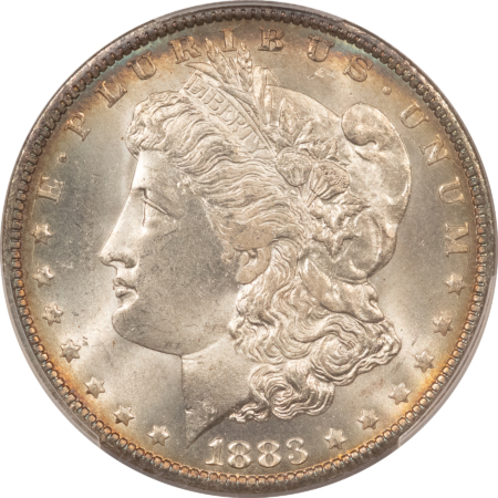 Dollars 1883-O $1 MORGAN DOLLAR – PCGS MS-66, FRESH ORIGINAL, PUFFY CHEEK, PQ!
