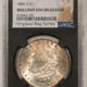 Dollars 1886 $1 MORGAN DOLLAR – NGC MS-63, WHITE!