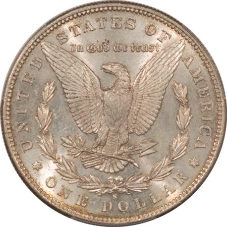 Dollars 1885-S $1 MORGAN DOLLAR – PCGS MS-63, SATINY CHOICE & LOOKS BETTER!