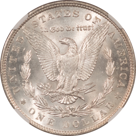 Dollars 1886 $1 MORGAN DOLLAR – NGC MS-63, WHITE!