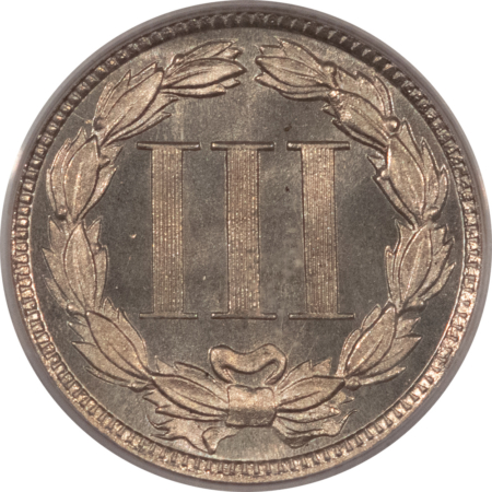 CAC Approved Coins 1886 PROOF THREE CENT NICKEL – PCGS PR-66, OLD GREEN HOLDER, PQ & CAC APPROVED!