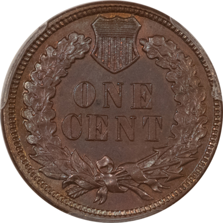 Indian 1886 INDIAN CENT, VARIETY 1 – PCGS MS-64 BN, PRETTY!