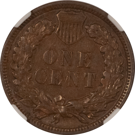 Indian 1886 INDIAN CENT, TYPE 2 – NGC AU-53 BN