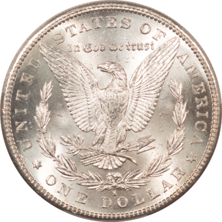 Dollars 1886-S $1 MORGAN DOLLAR – PCGS MS-63, BLAST WHITE!