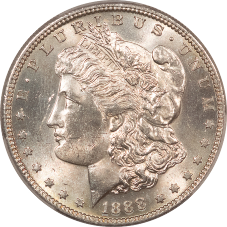 Dollars 1888-S $1 MORGAN DOLLAR – PCGS MS-63, WHITE & LUSTROUS!