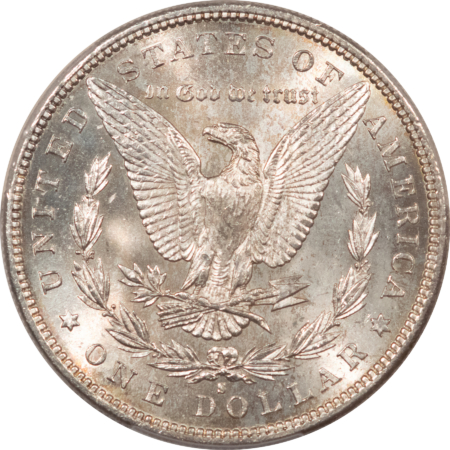 Dollars 1888-S $1 MORGAN DOLLAR – PCGS MS-63, WHITE & LUSTROUS!