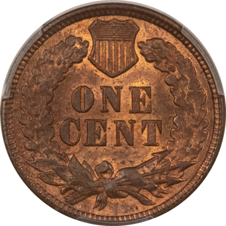 Indian 1889 INDIAN CENT – PCGS MS-63 RB, CHOICE!