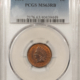 Indian 1891 INDIAN CENT – PCGS MS-64 RB, ATTRACTIVE!
