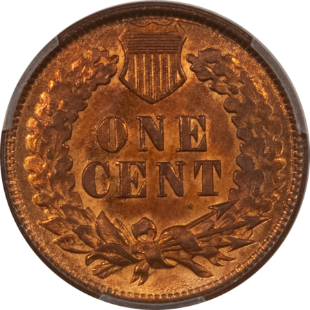 Indian 1890 INDIAN CENT – PCGS MS-63 RB, PRETTY & PREMIUM QUALITY!