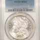 Dollars 1887/6-O $1 MORGAN DOLLAR – PCGS MS-63, WHITE! TOUGH DATE!