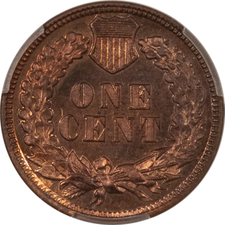 Indian 1891 PROOF INDIAN CENT – PCGS PR-64 RB, ATTRACTIVE!