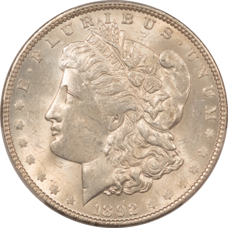 Dollars 1892 $1 MORGAN DOLLAR – PCGS MS-62 ORIGINAL LUSTROUS