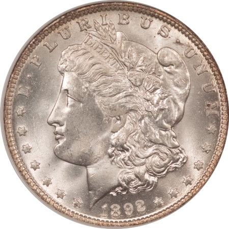CAC Approved Coins 1892-O $1 MORGAN DOLLAR – NGC MS-64, BLAZING WHITE, PQ & CAC APPROVED!