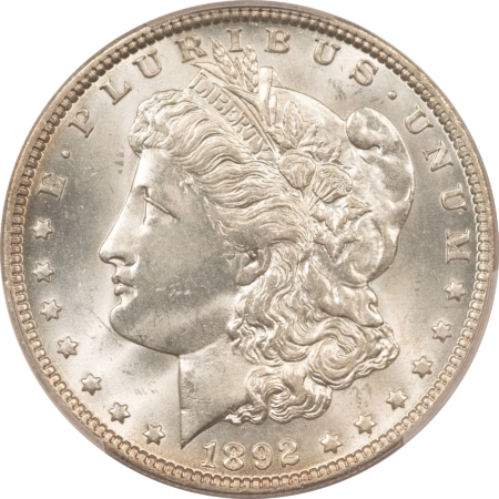 Dollars 1892-O $1 MORGAN DOLLAR – PCGS MS-64, BLAST WHITE!