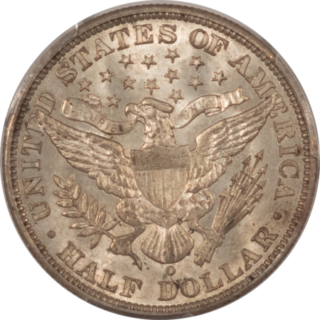 Barber Halves 1893-O BARBER HALF DOLLAR – PCGS AU-58 CAC, PQ ORIGINAL BEAUTY! ONLY 8 CAC!