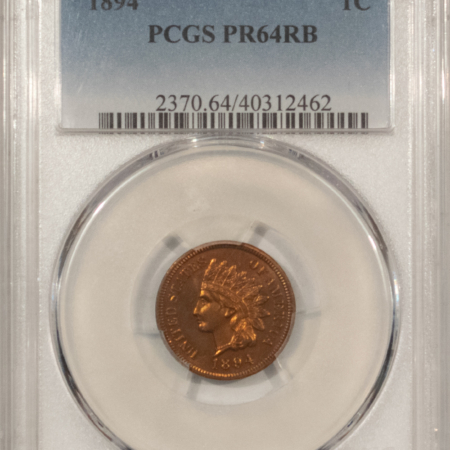 Indian 1894 PROOF INDIAN CENT – PCGS PR-64 RB