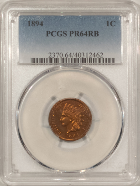 Indian 1894 PROOF INDIAN CENT – PCGS PR-64 RB
