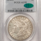 Dollars 1894-S $1 MORGAN DOLLAR – PCGS MS-63, BLAZING WHITE!