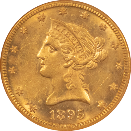 $10 1895-O $10 LIBERTY GOLD EAGLE – NGC MS-61, HARRY BASS!