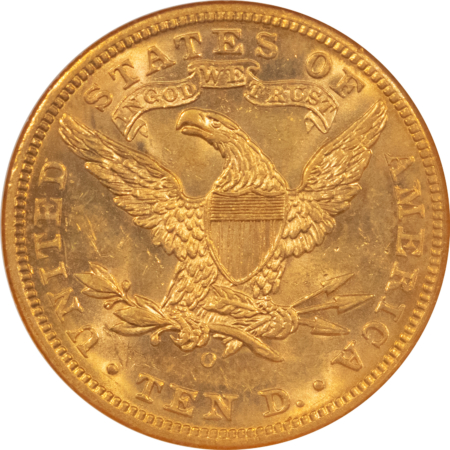 $10 1895-O $10 LIBERTY GOLD EAGLE – NGC MS-61, HARRY BASS!
