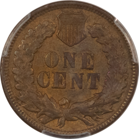 Indian 1897 INDIAN CENT, MPD FS-401 S-1 (011.5) – PCGS AU-55, 1 IN NECK! TOUGH!