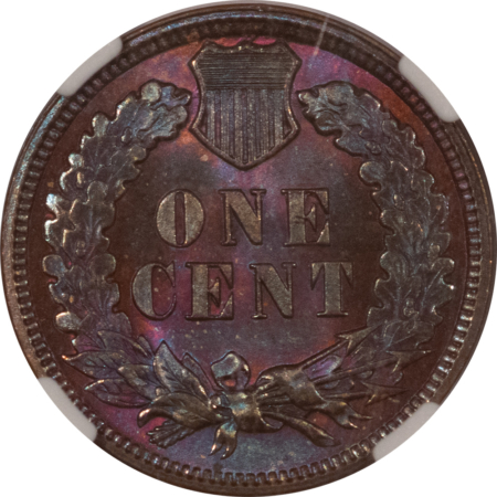 Indian 1898 INDIAN CENT – NGC MS-63 BN, VERY PRETTY!