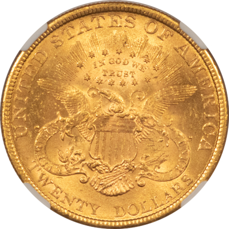 $20 1899 $20 LIBERTY GOLD DOUBLE EAGLE – NGC MS-62