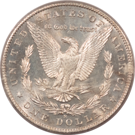 Dollars 1899-S $1 MORGAN DOLLAR – PCGS MS-63 PL OGH, PROOFLIKE & PQ, LOOKS 64+