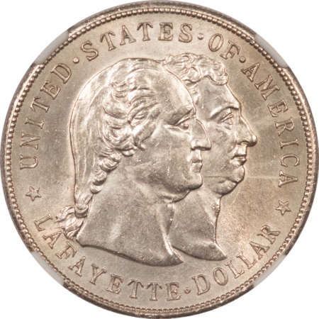 Early Commems 1900 $1 LAFAYETTE COMMEMORATIVE DOLLAR – NGC UNC DETAILS CLEANED, CHOICE BU COIN