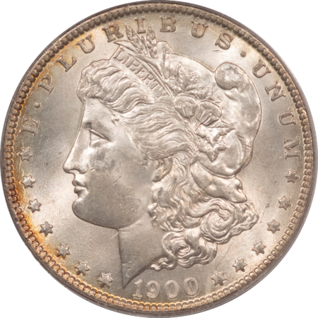 CAC Approved Coins 1900-O/CC $1 MORGAN DOLLAR – PCGS MS-64, OLD GREEN HOLDER, PQ & CAC APPROVED!