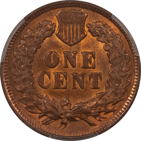 Indian 1901 INDIAN CENT – PCGS MS-63 RB, FIERY & PREMIUM QUALITY!