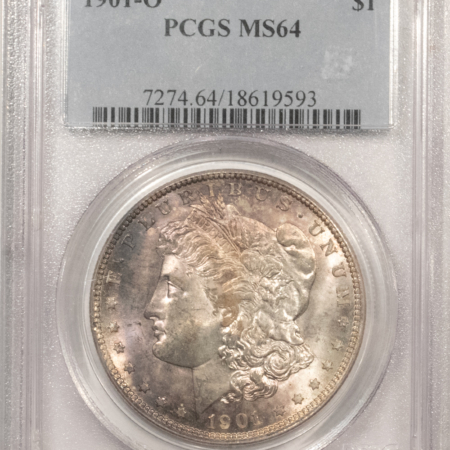 Dollars 1901-O $1 MORGAN DOLLAR – PCGS MS-64 TONED