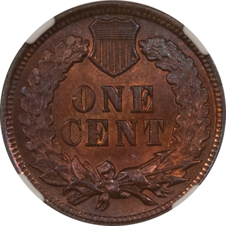 Indian 1902 INDIAN CENT – NGC MS-63 RB, VERY, VERY PRETTY & PQ!