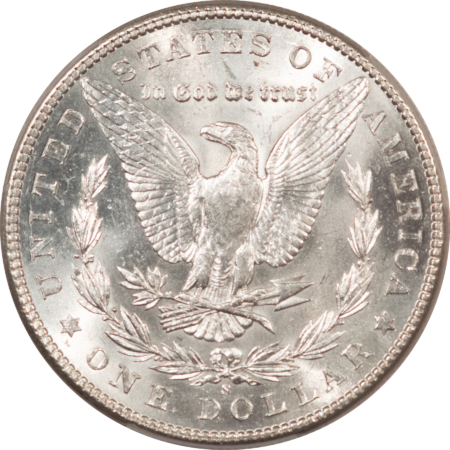 Dollars 1904-S $1 MORGAN DOLLAR – PCGS MS-63, BLAST WHITE! KEY-DATE!