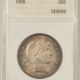 Half Dollars 1870-CC SEATED LIBERTY HALF DOLLAR PCGS F-15, RARE DATE! VF DETAIL! CARSON CITY!