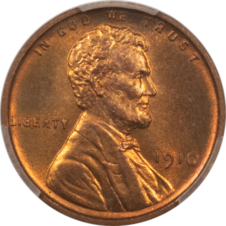 CAC Approved Coins 1910 MATTE PROOF LINCOLN CENT – PCGS PR-65 RD CAC, RED GEM! PREMIUM QUALITY!