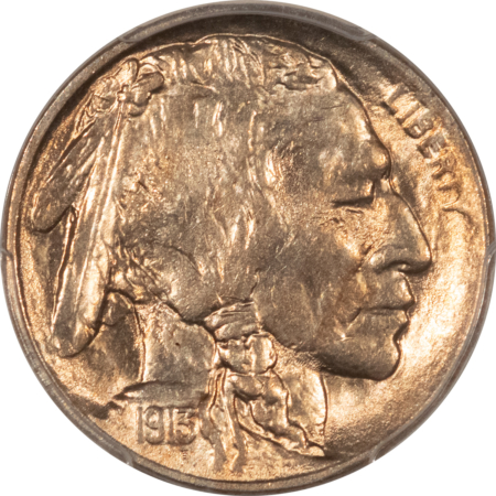 Buffalo Nickels 1913 BUFFALO NICKEL TYPE 2 – PCGS MS-63, PREMIUM QUALITY!