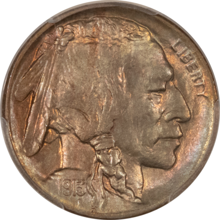 Buffalo Nickels 1913-D BUFFALO NICKEL TYPE 1 – PCGS MS-65, PRETTY GEM