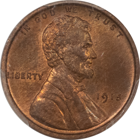 Lincoln Cents (Wheat) 1915 MATTE PROOF LINCOLN CENT – PCGS PR-66 RB, ORIGINAL GEM! TOUGH!